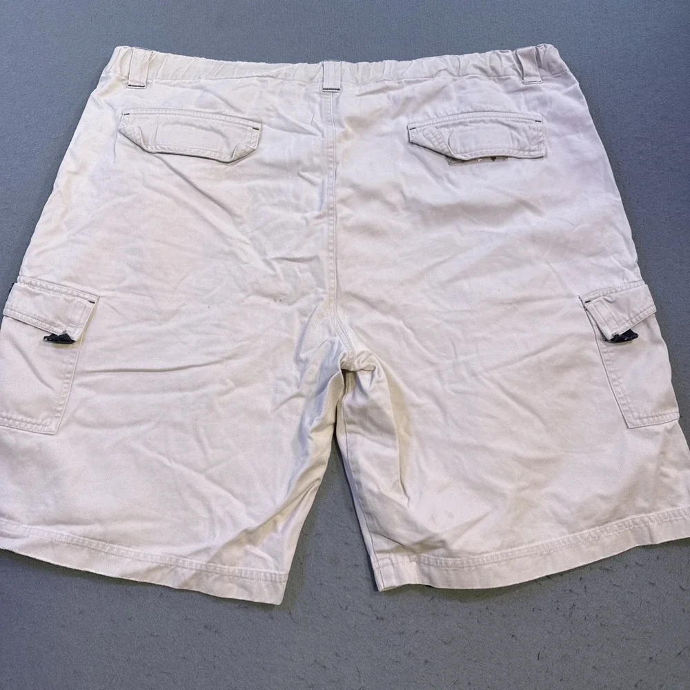 OP Ocean Pacific Men's 40 Cargo Shorts TAN BEIGE Multi-Pocket